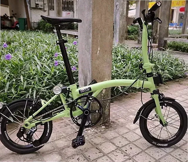 Mint 14 inch 412 folding bike 3-speed convenient bike